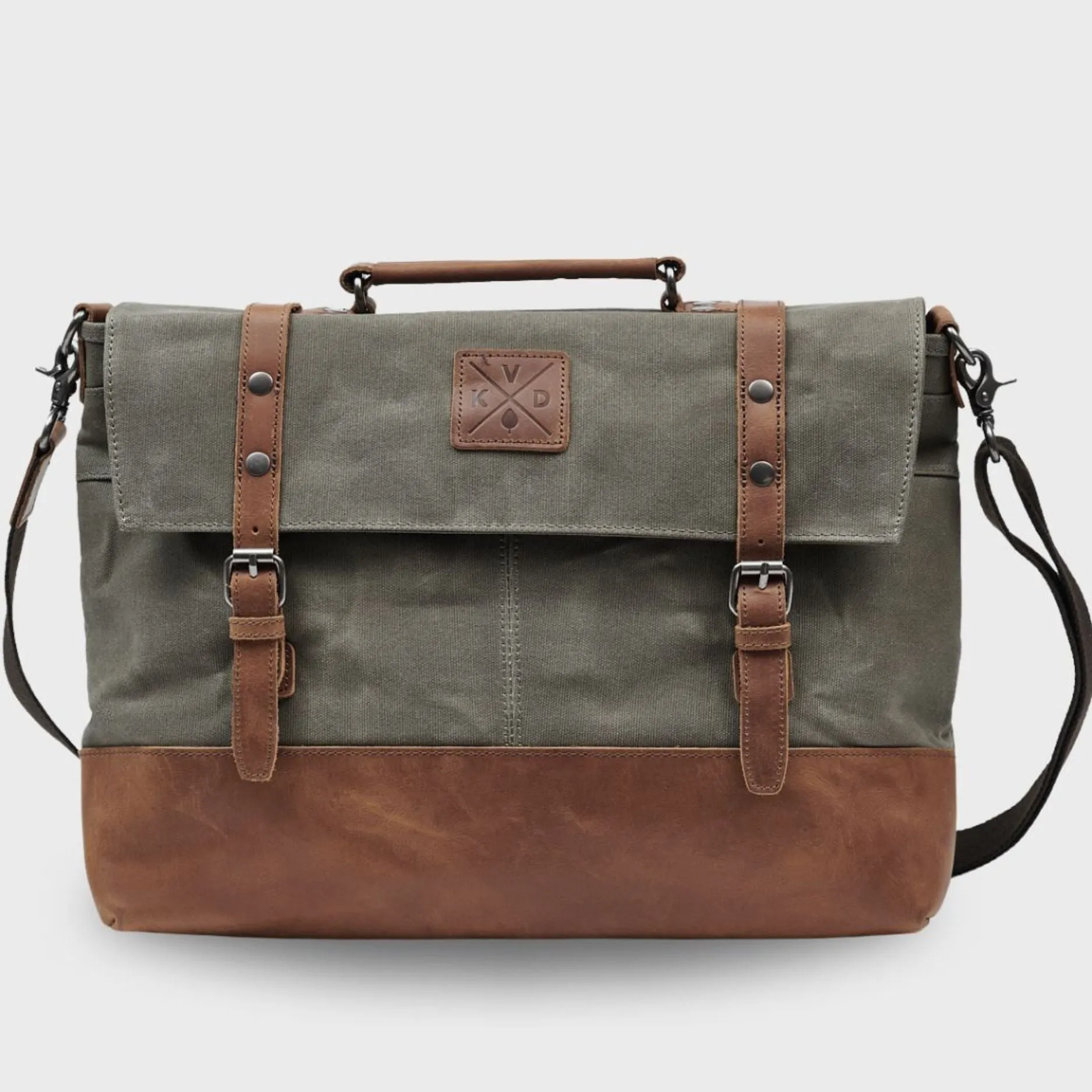 Mersey - Waxed Canvas Messenger Bag