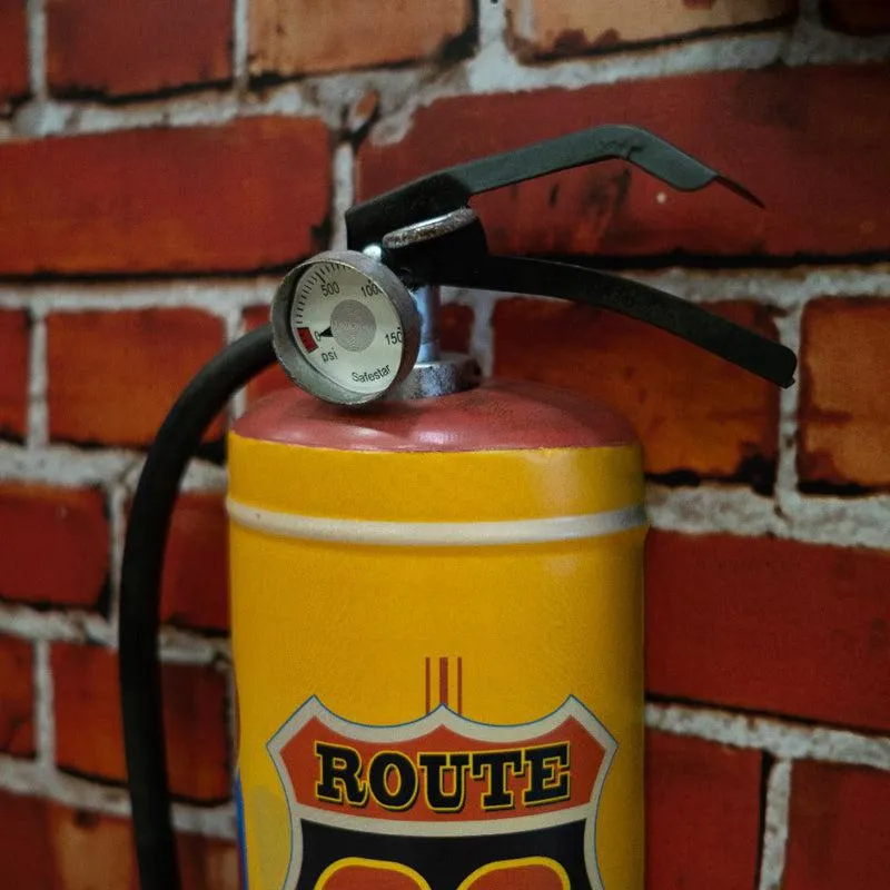 Motel Route 66 Extinguisher Wall Accent