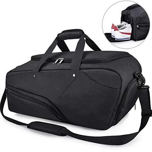 NBLX™ Men's Large Gym Travel Duffle Weekend Bag w/ Shoe Storage