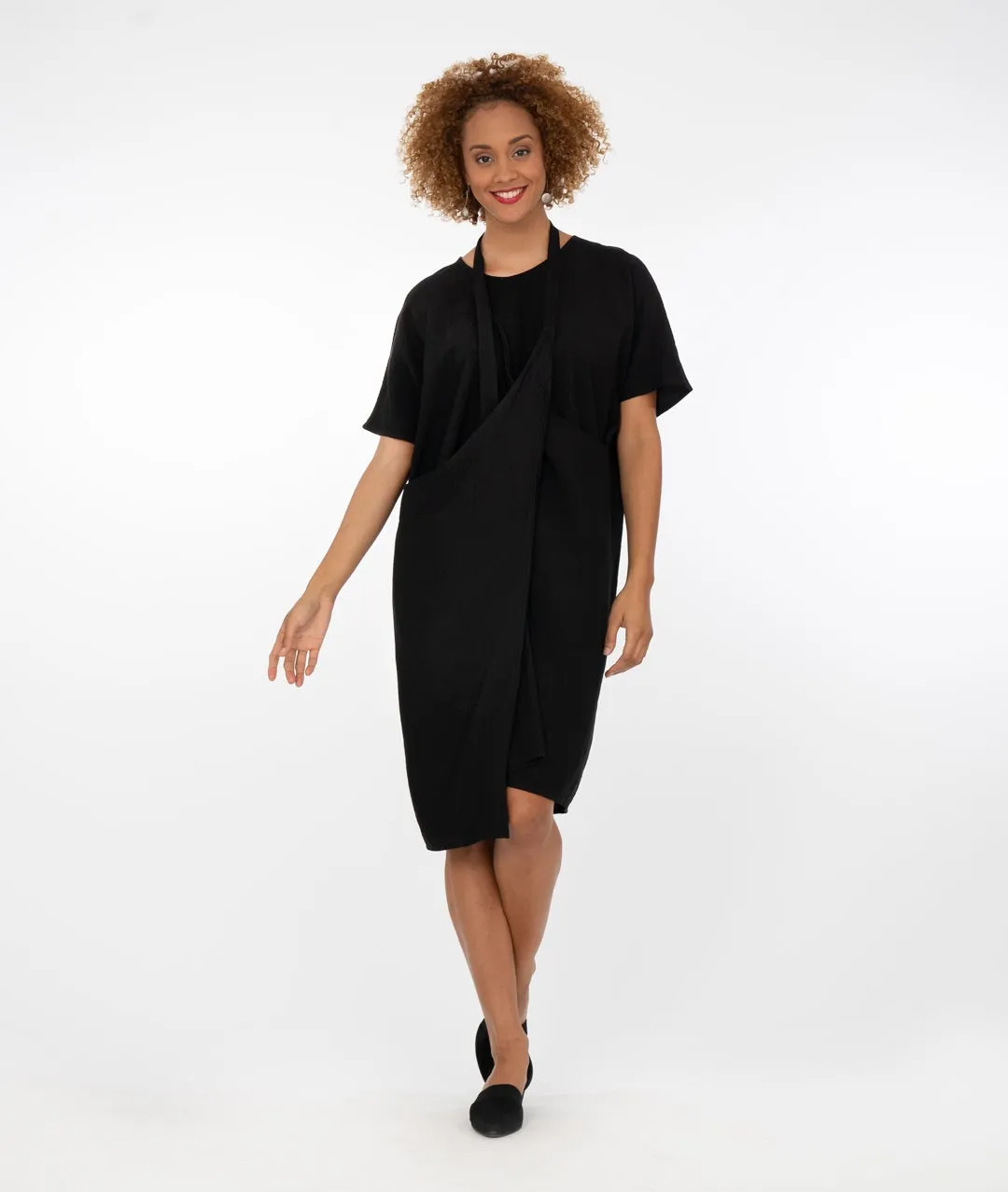 Niche - Rayon - Origami Tunic - Black