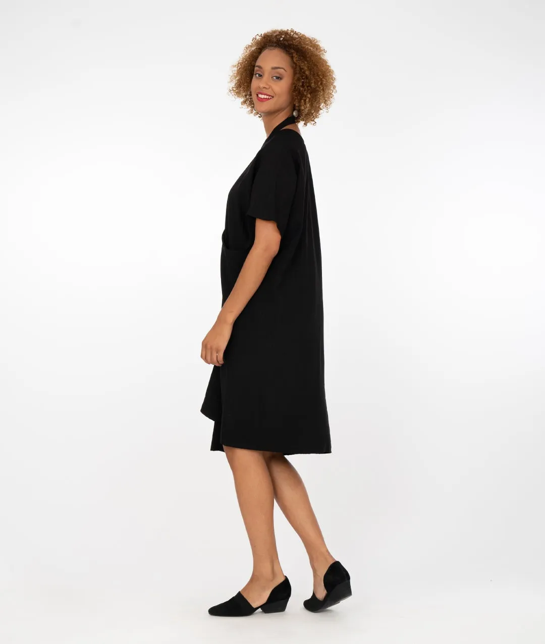 Niche - Rayon - Origami Tunic - Black