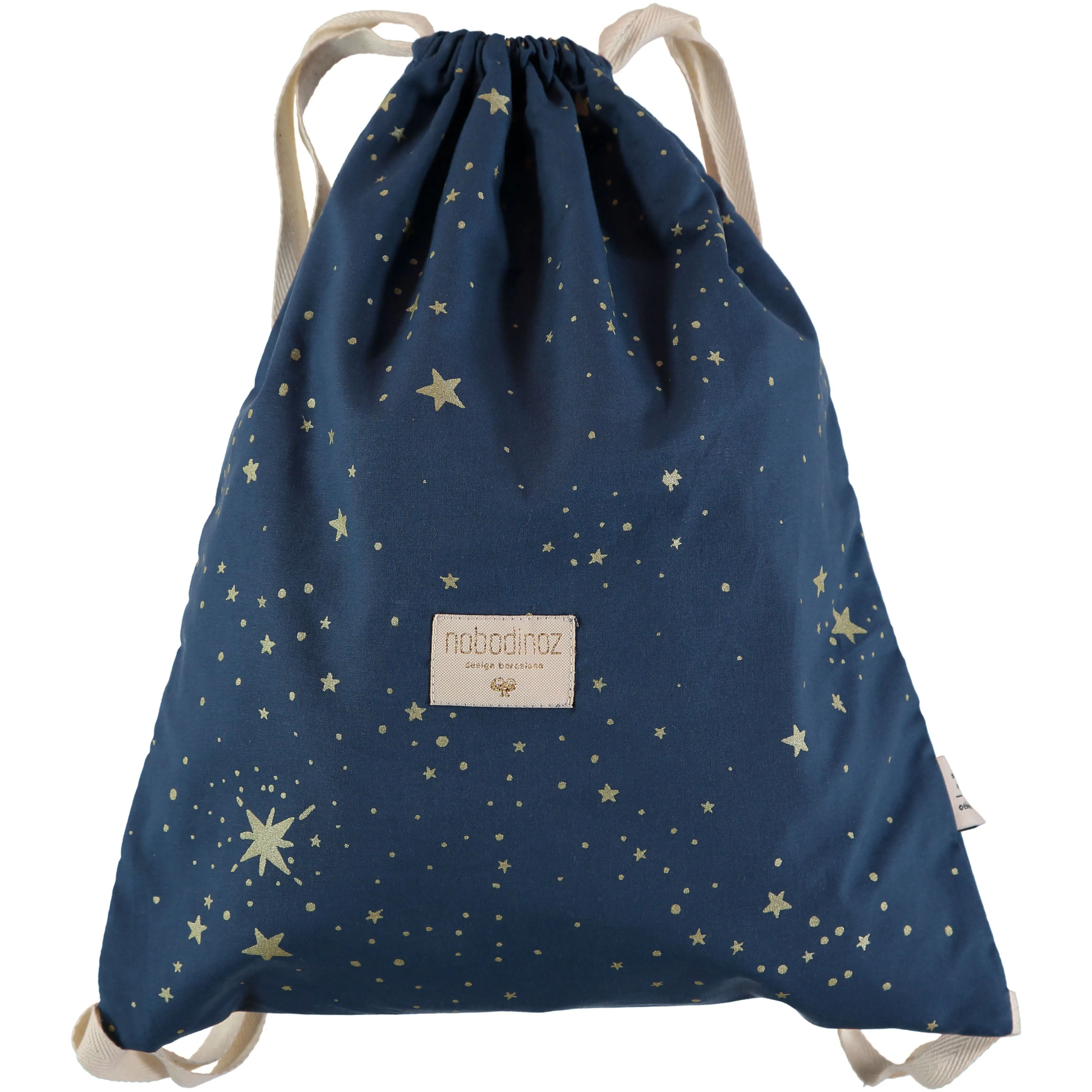 nobodinoz Koala Backpack Gold Stella/ Night Blue