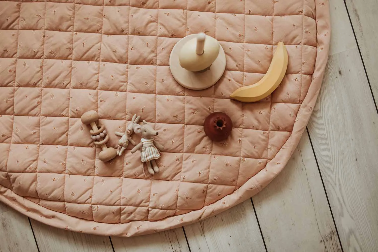 Organic Soft Baby Play Mat and Storage Bag  – Fleuri