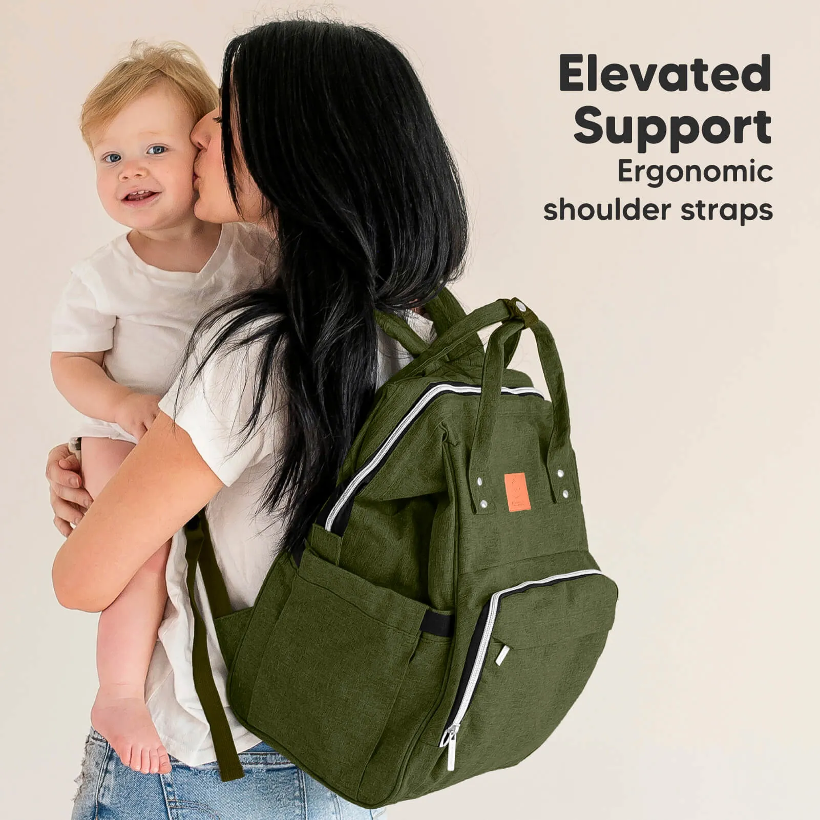 Original Diaper Bag (Dark Olive)