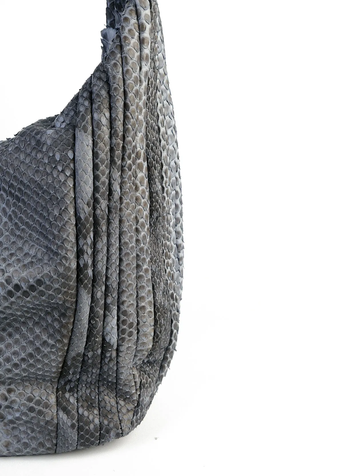 Paro Grey Motif Hobo bag