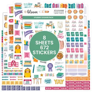 Planner Sticker Pack, Student