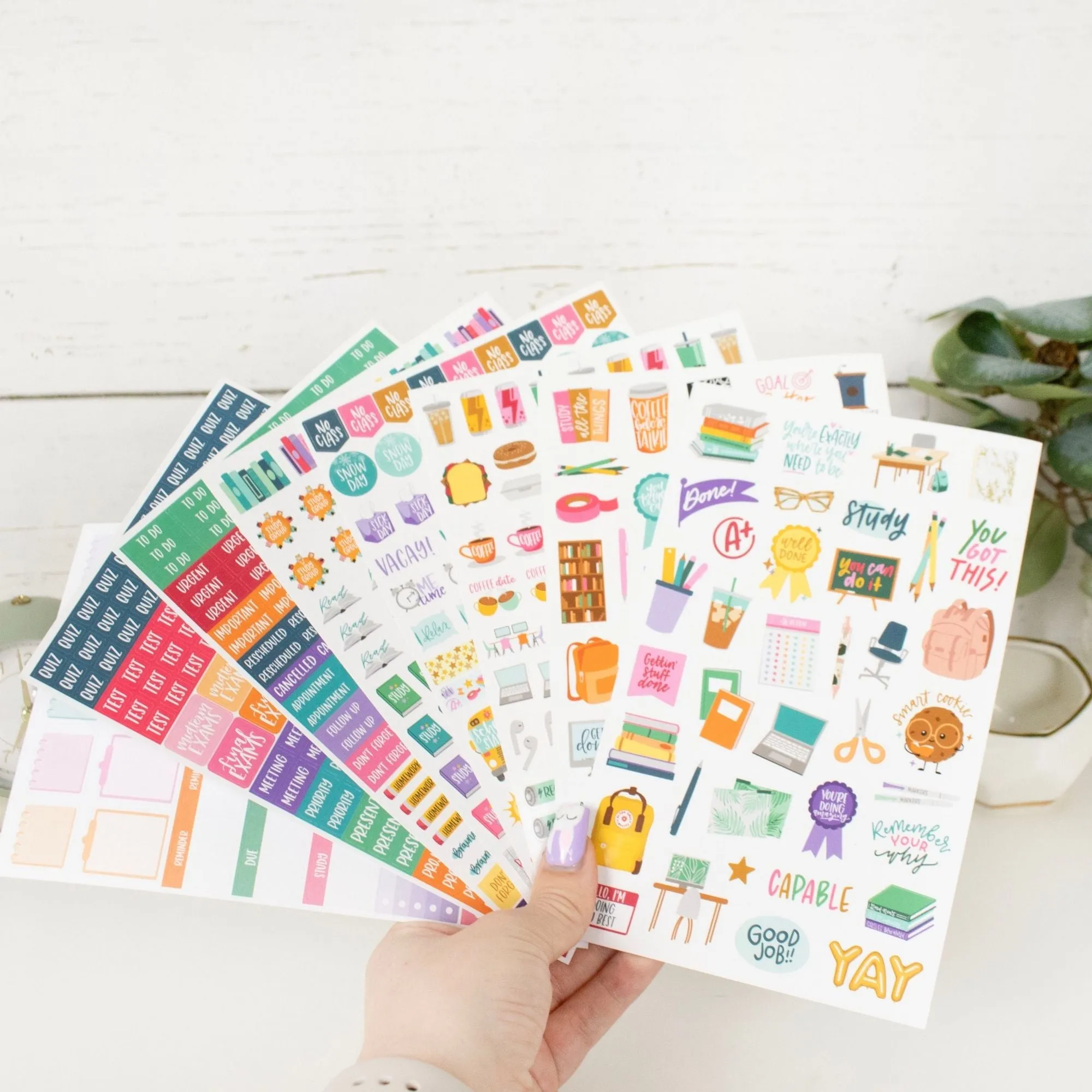 Planner Sticker Pack, Student