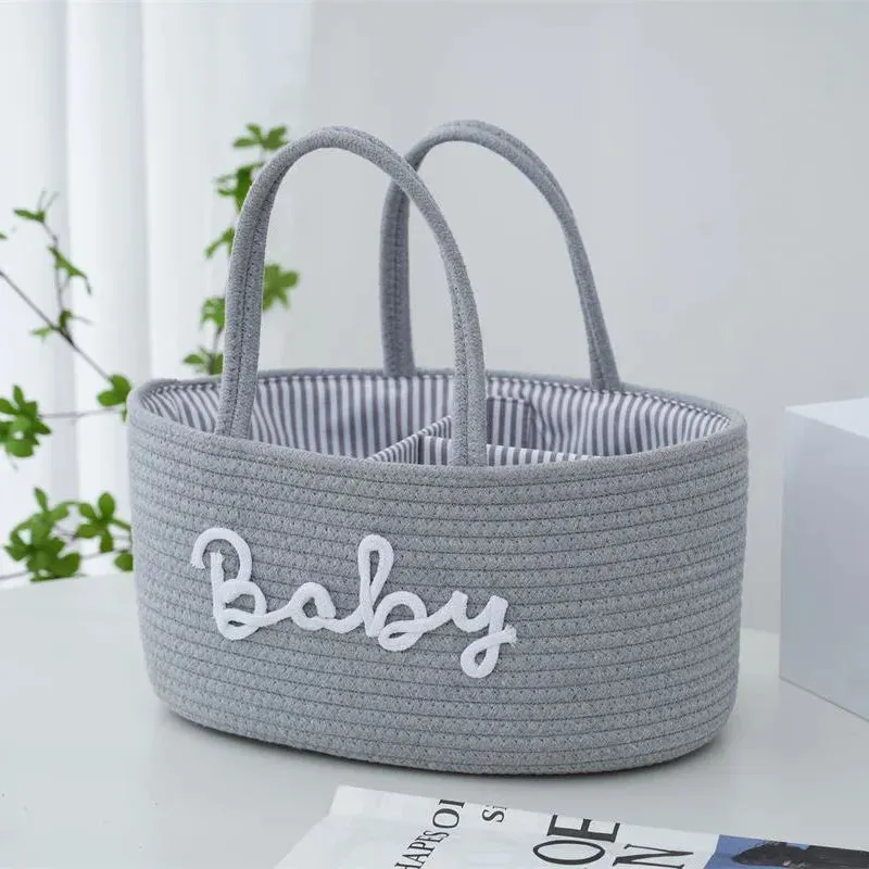 Portable Diaper Basket