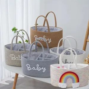 Portable Diaper Basket