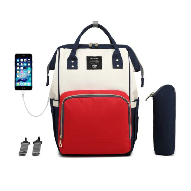 Premium Diaper Bag With USB