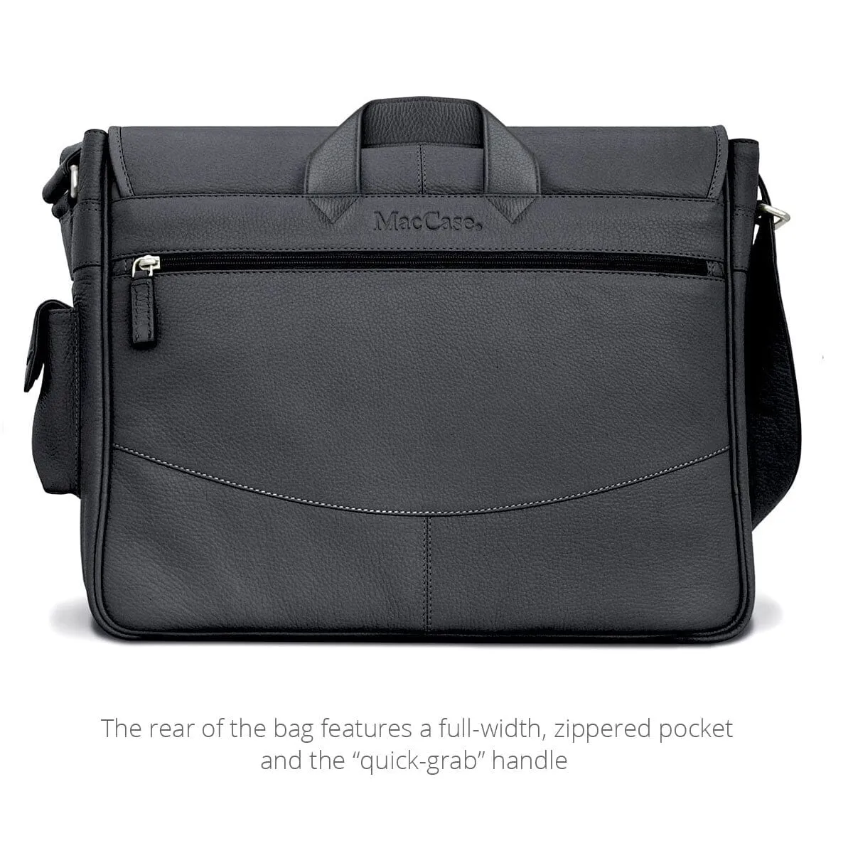 Premium Leather MacBook Messenger Bag