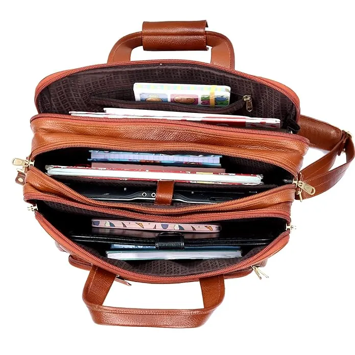 Premium Leather Office & Messenger Bag LB003