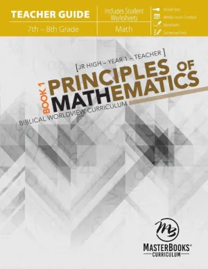 Principles of Mathematics Book 1 Teacher Guide