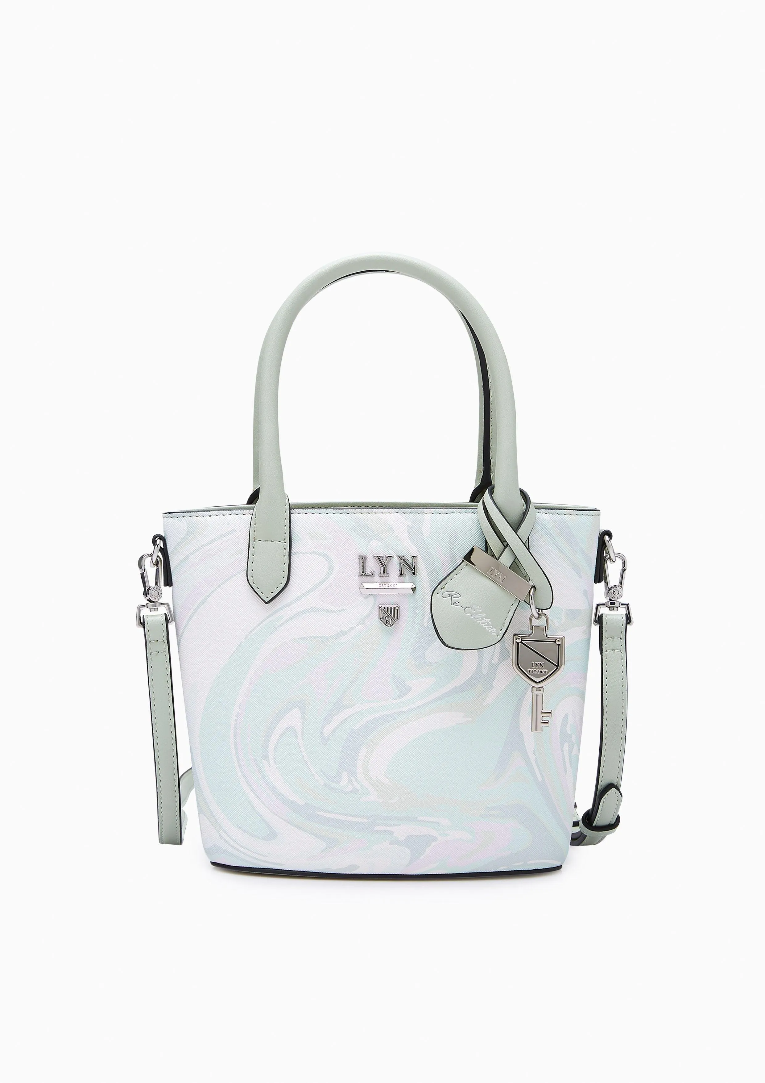 Re-Edit Marble Mini Tote Bag Light Pink