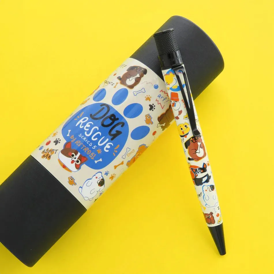 Retro 51 Tornado Rescue Rollerball Pen - Dog (Series 5)