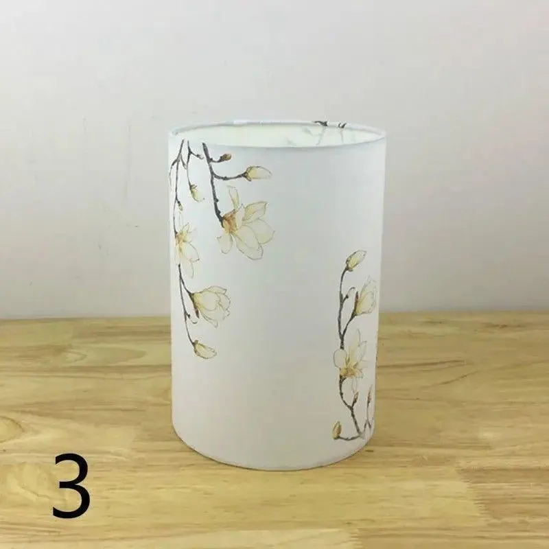 Retro Floral Bird Lamp Shade Small Lampshade Table Ceiling Light Cover Creative Bar Restaurant Bedroom Home Decor