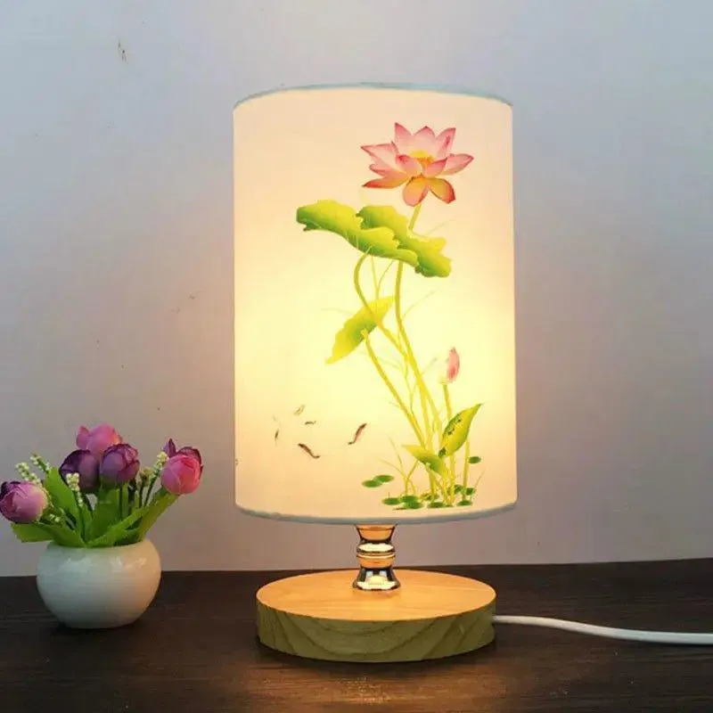 Retro Floral Bird Lamp Shade Small Lampshade Table Ceiling Light Cover Creative Bar Restaurant Bedroom Home Decor