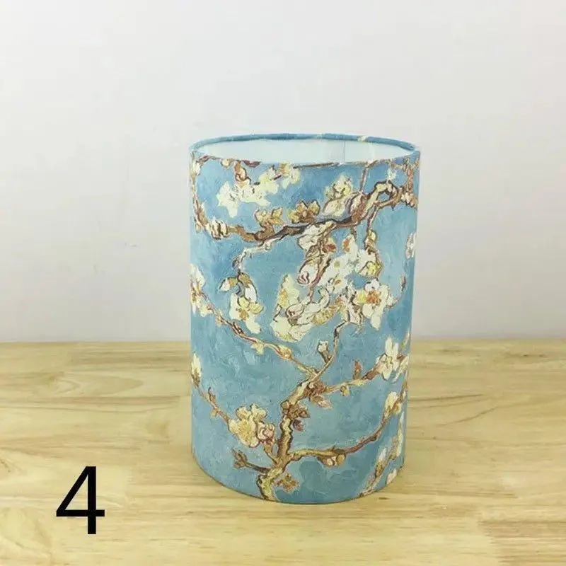 Retro Floral Bird Lamp Shade Small Lampshade Table Ceiling Light Cover Creative Bar Restaurant Bedroom Home Decor