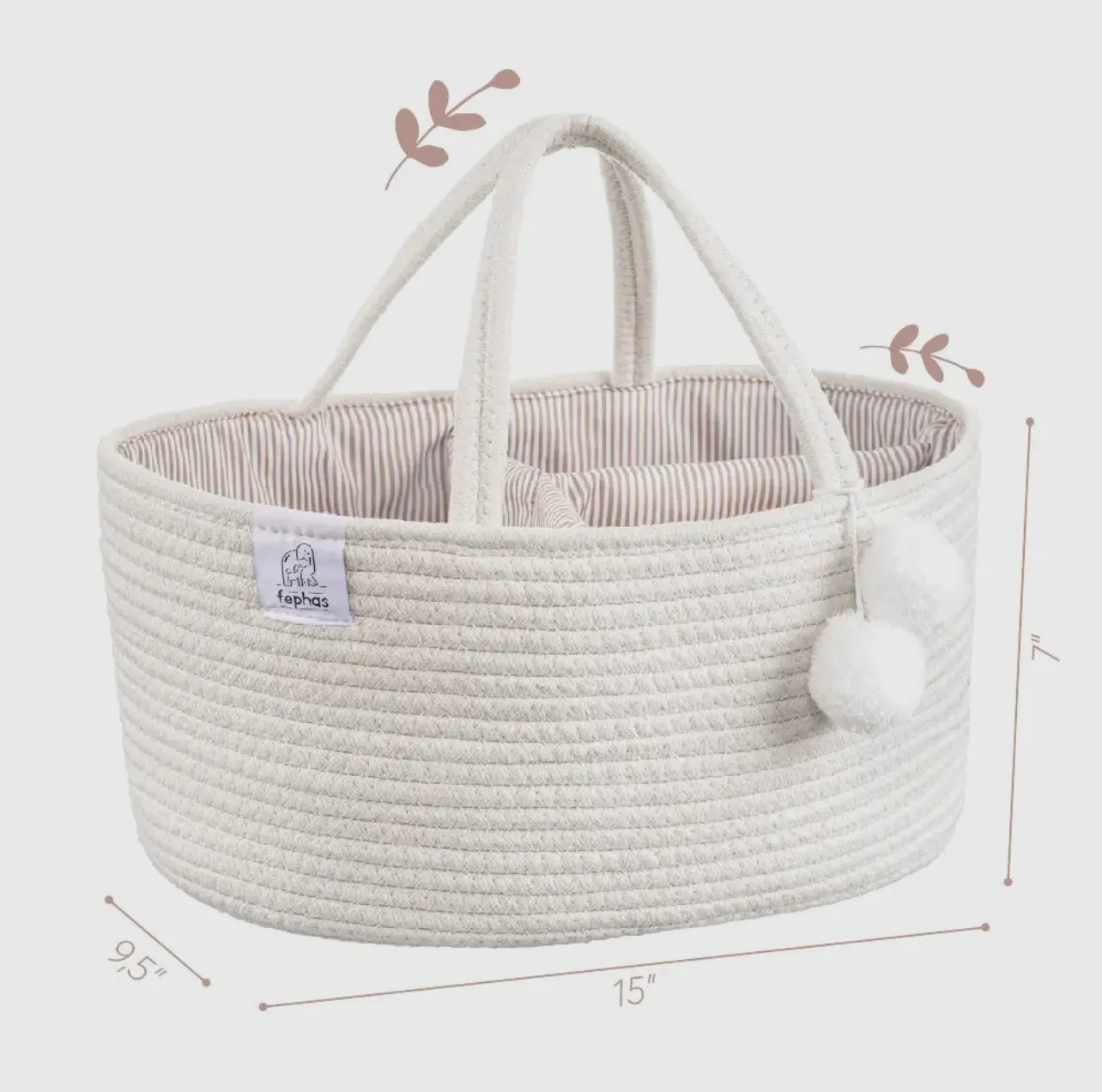 Rope Diaper Caddy