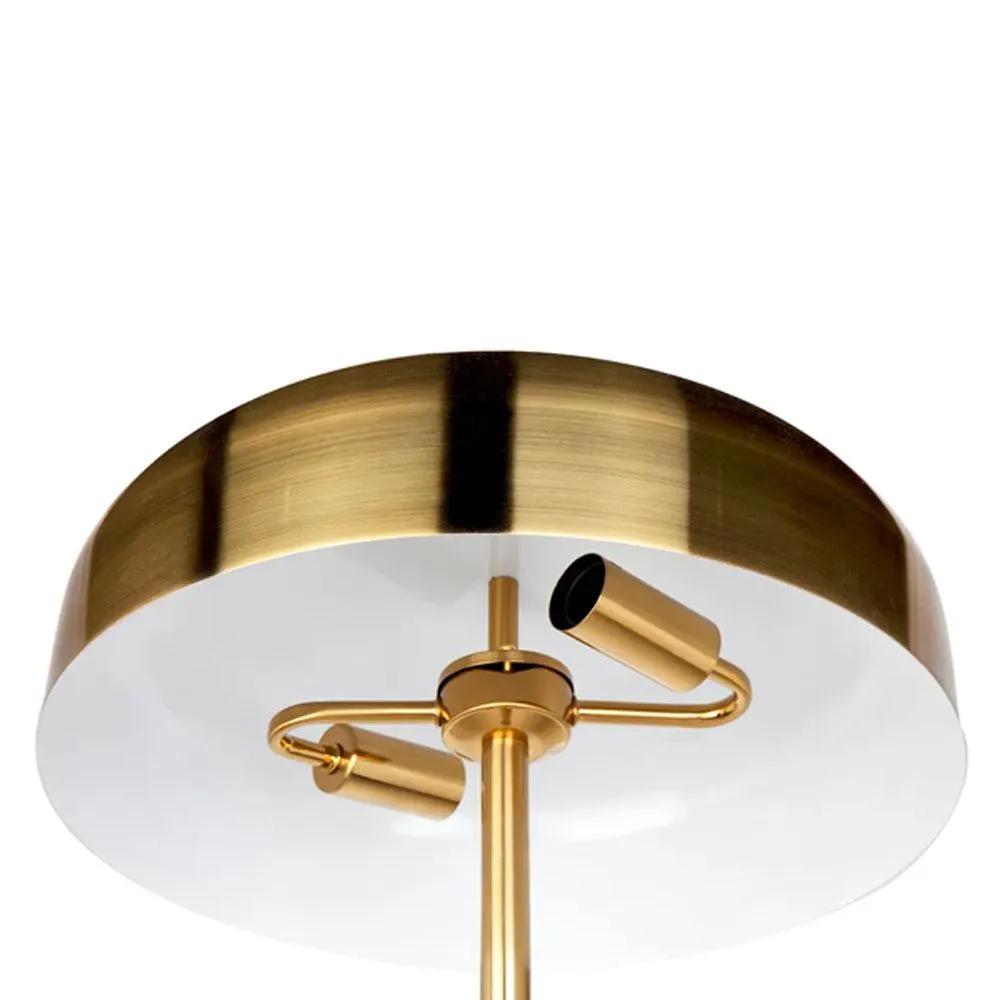 Sachs Floor Lamp 2Lt in Polished Brass