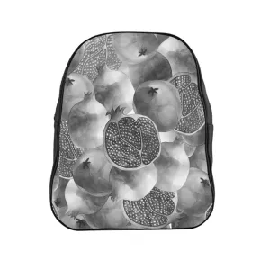 School Backpack Grey Garnet