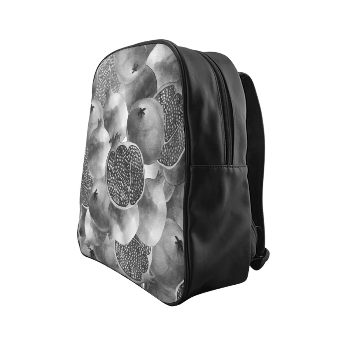 School Backpack Grey Garnet