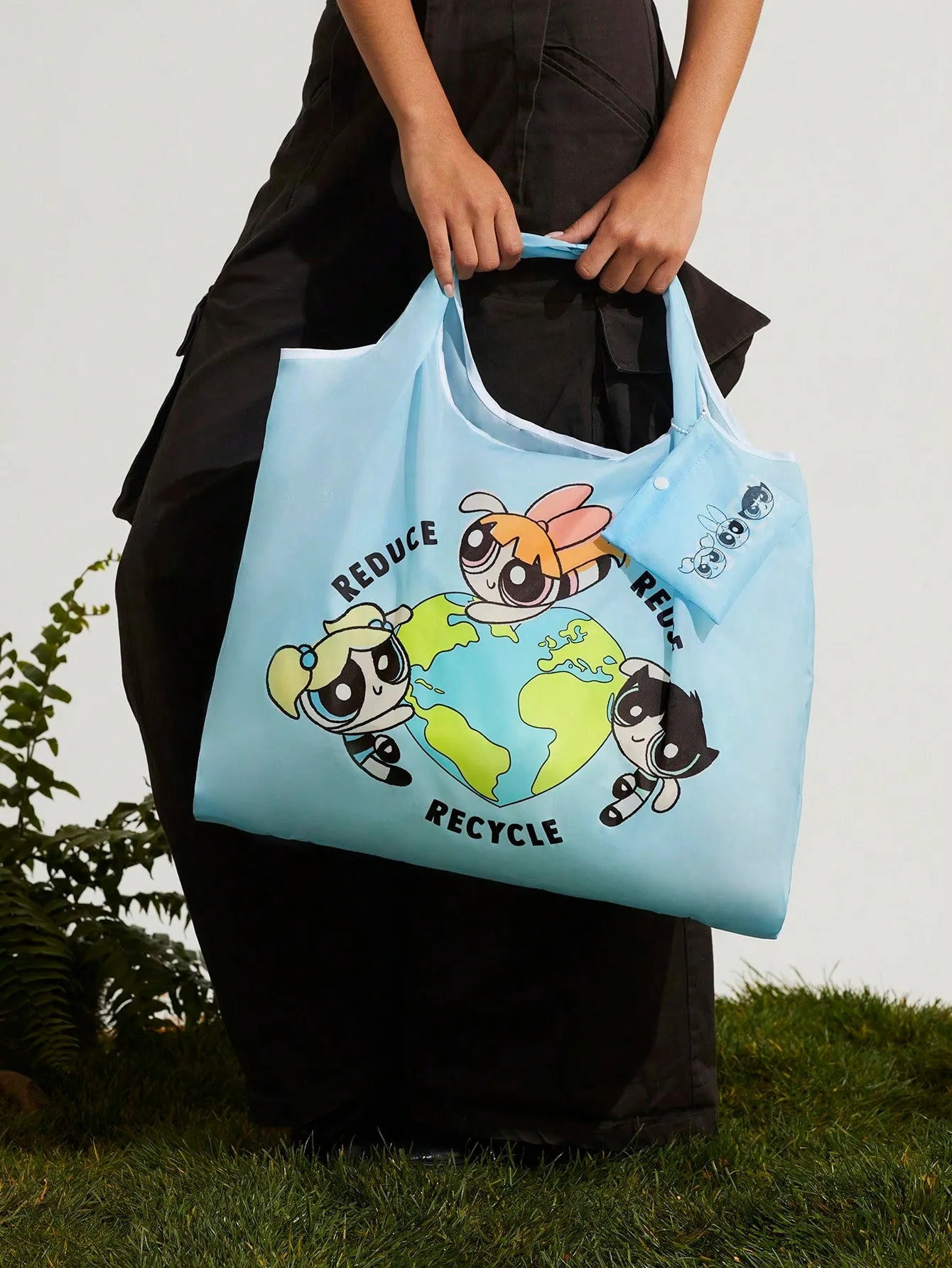 SCOOBY-DOO X Cartoon Pattern RPET Foldable Portable Shopping Bag