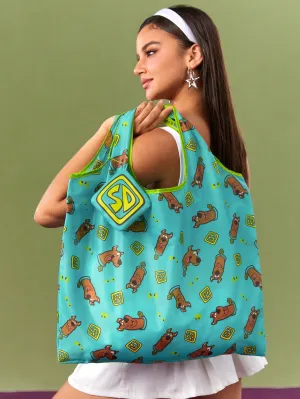 SCOOBY-DOO X Cartoon Pattern RPET Foldable Portable Shopping Bag