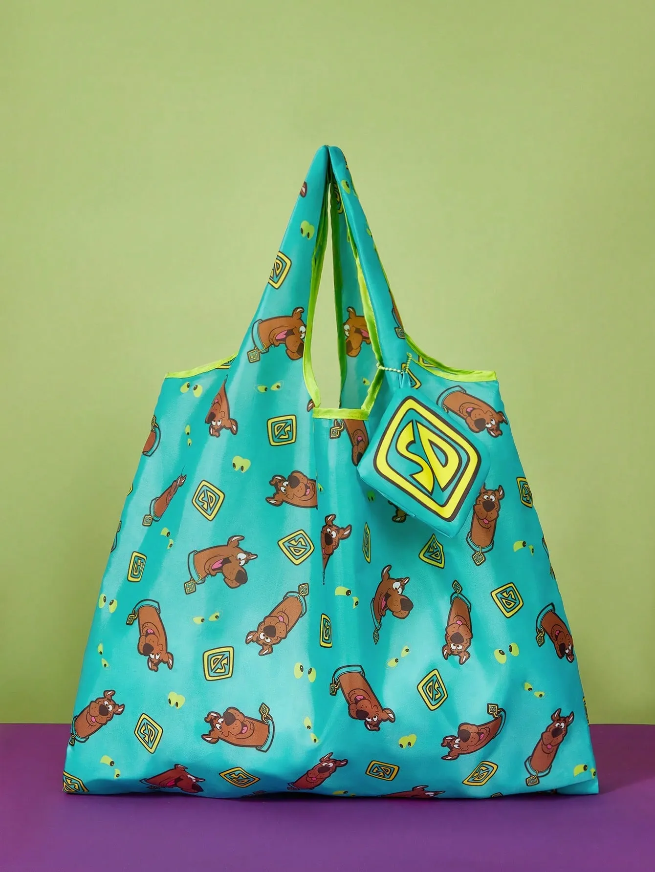 SCOOBY-DOO X Cartoon Pattern RPET Foldable Portable Shopping Bag