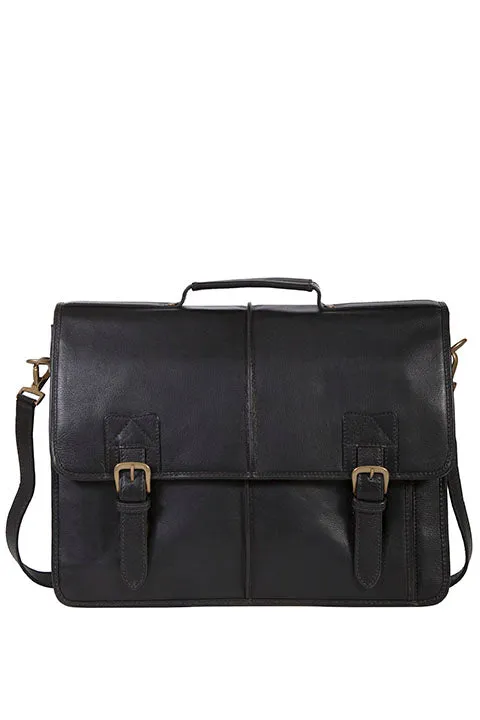 Scully Handstained Leather Satchel Brief Assorted Colors