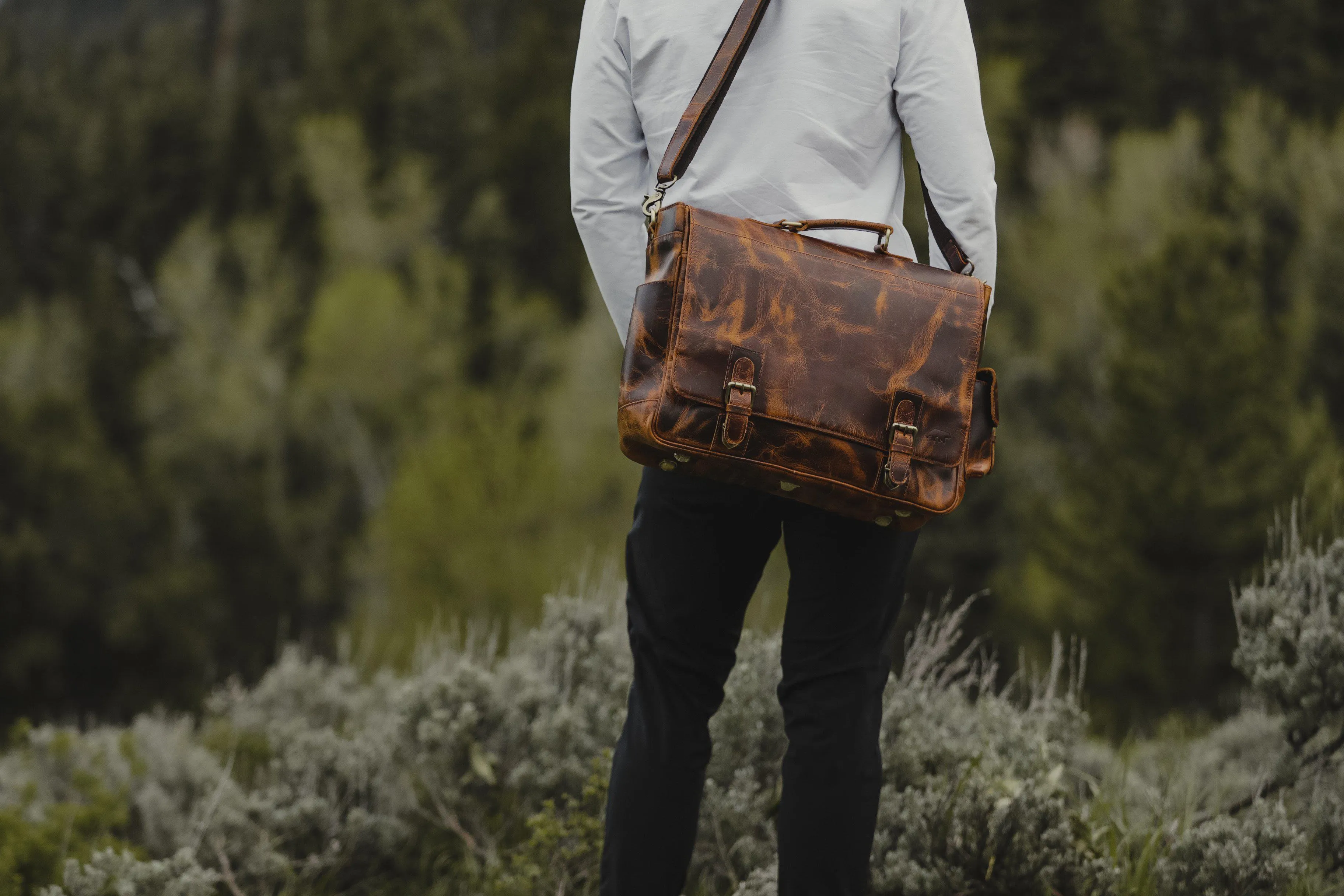 Sitka Leather Messenger