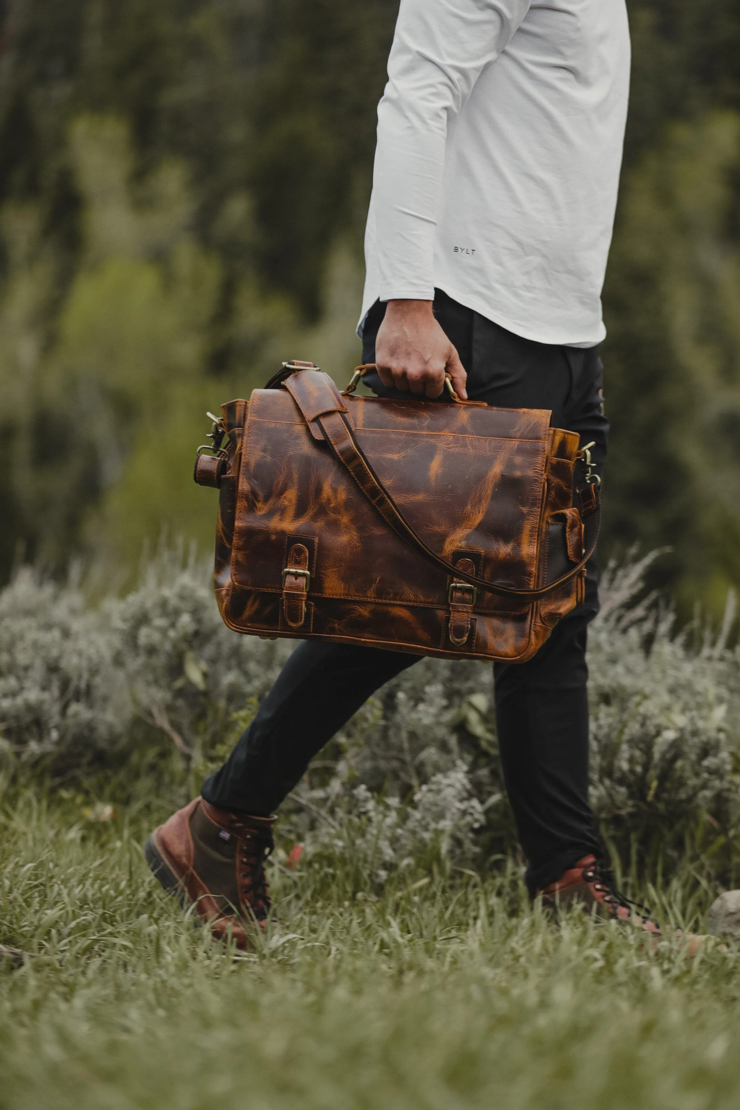 Sitka Leather Messenger