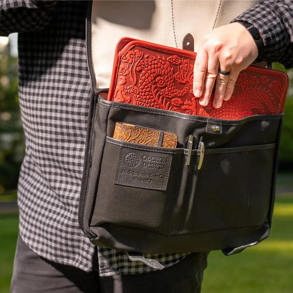 Slimline Messenger Bag, Celtic Horses