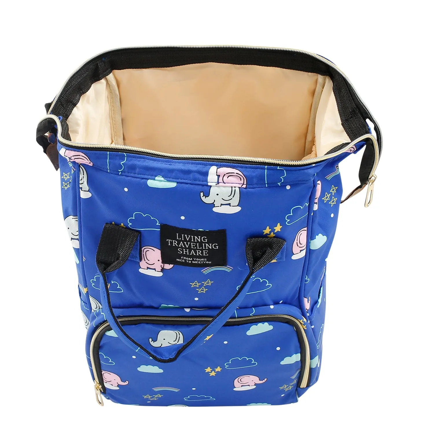 Starry Night Royal Blue Diaper Bag