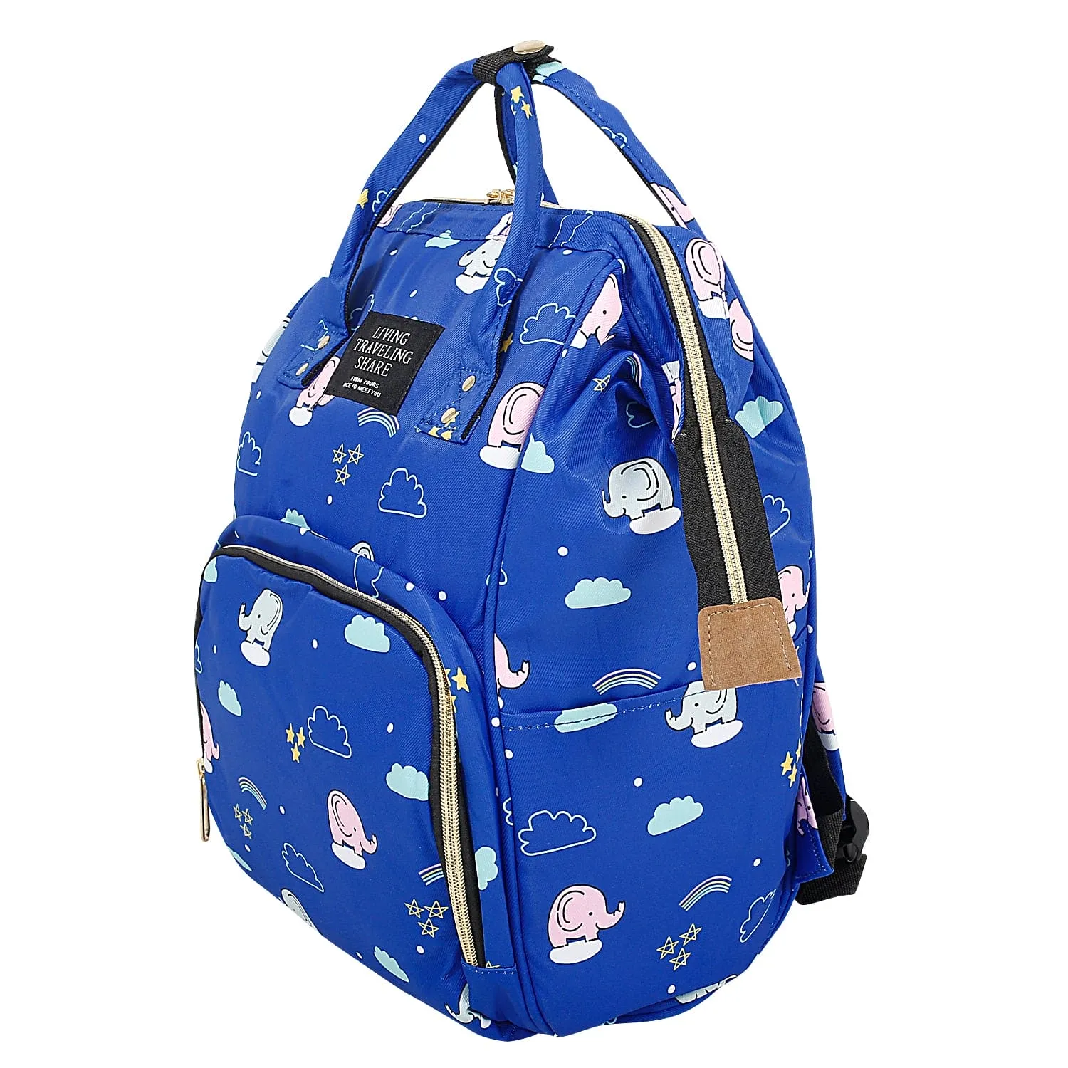 Starry Night Royal Blue Diaper Bag