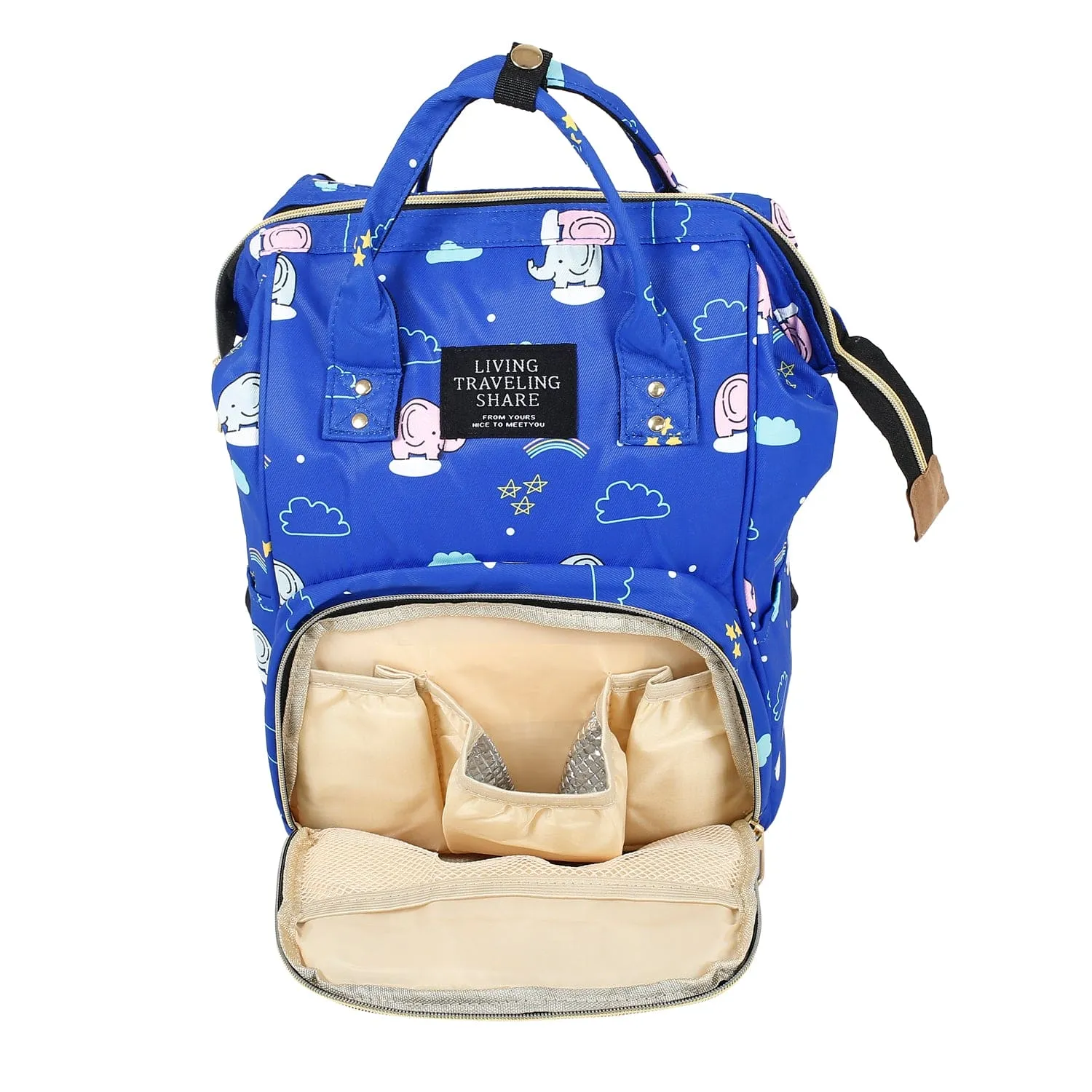 Starry Night Royal Blue Diaper Bag