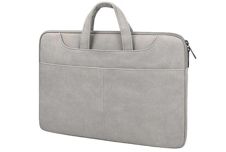 The Latest Sleek And Stylish Padded Inner Designed Laptop Bag-Beige