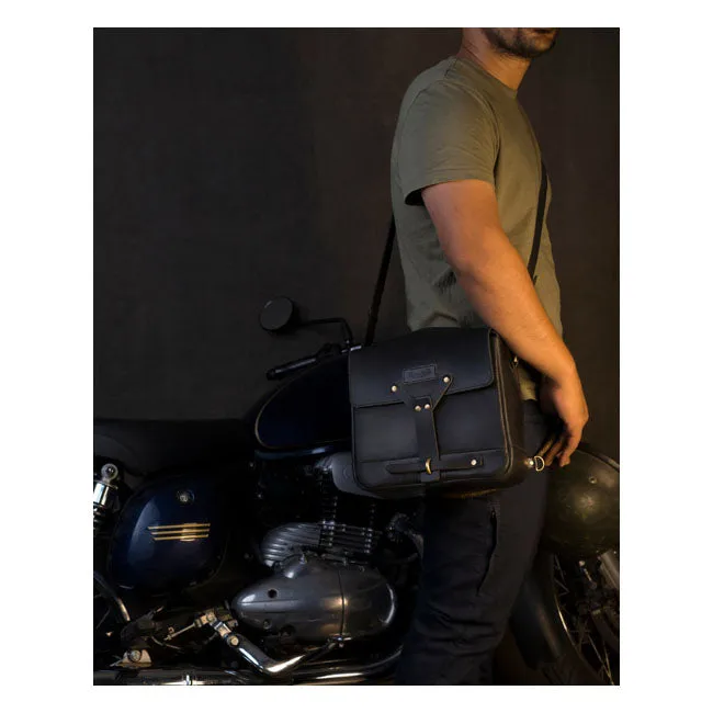 TRIP MACHINE MESSENGER BAG - BLACK