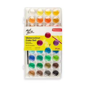 Watercolour Cake Set Discovery 37pc