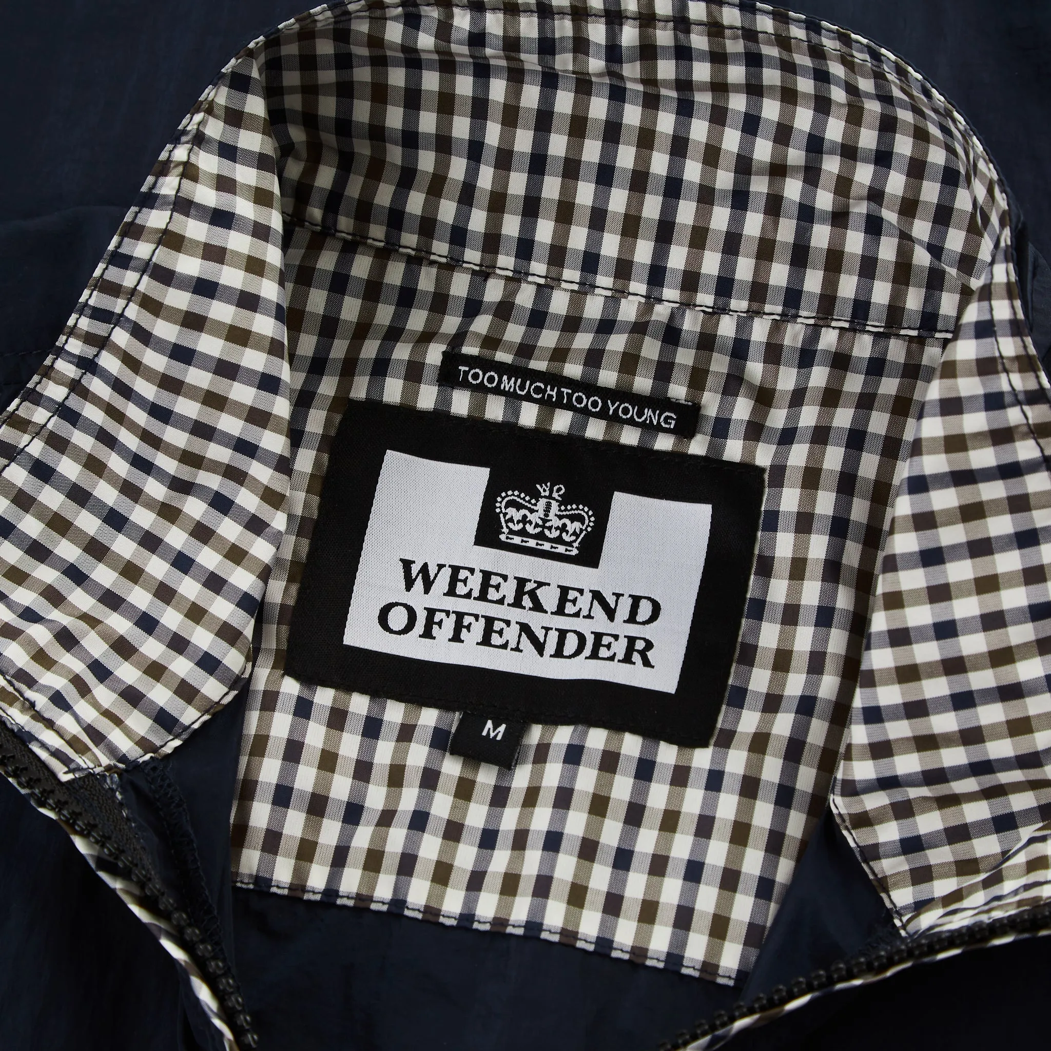 Weekend Offender Covington Lightweight Over Top Jacket - Navy