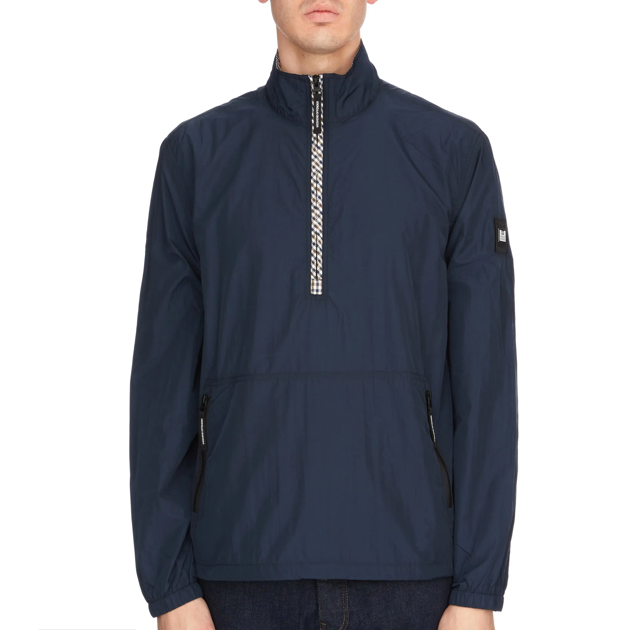 Weekend Offender Covington Lightweight Over Top Jacket - Navy